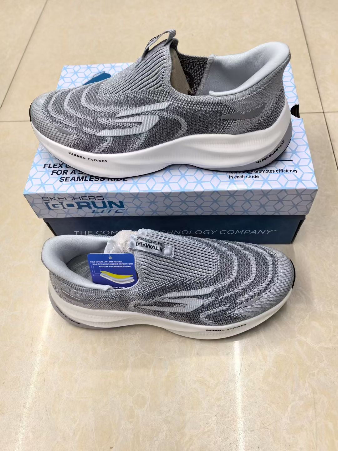 Slip-ins Arch Fit Carbon Infused walking or running