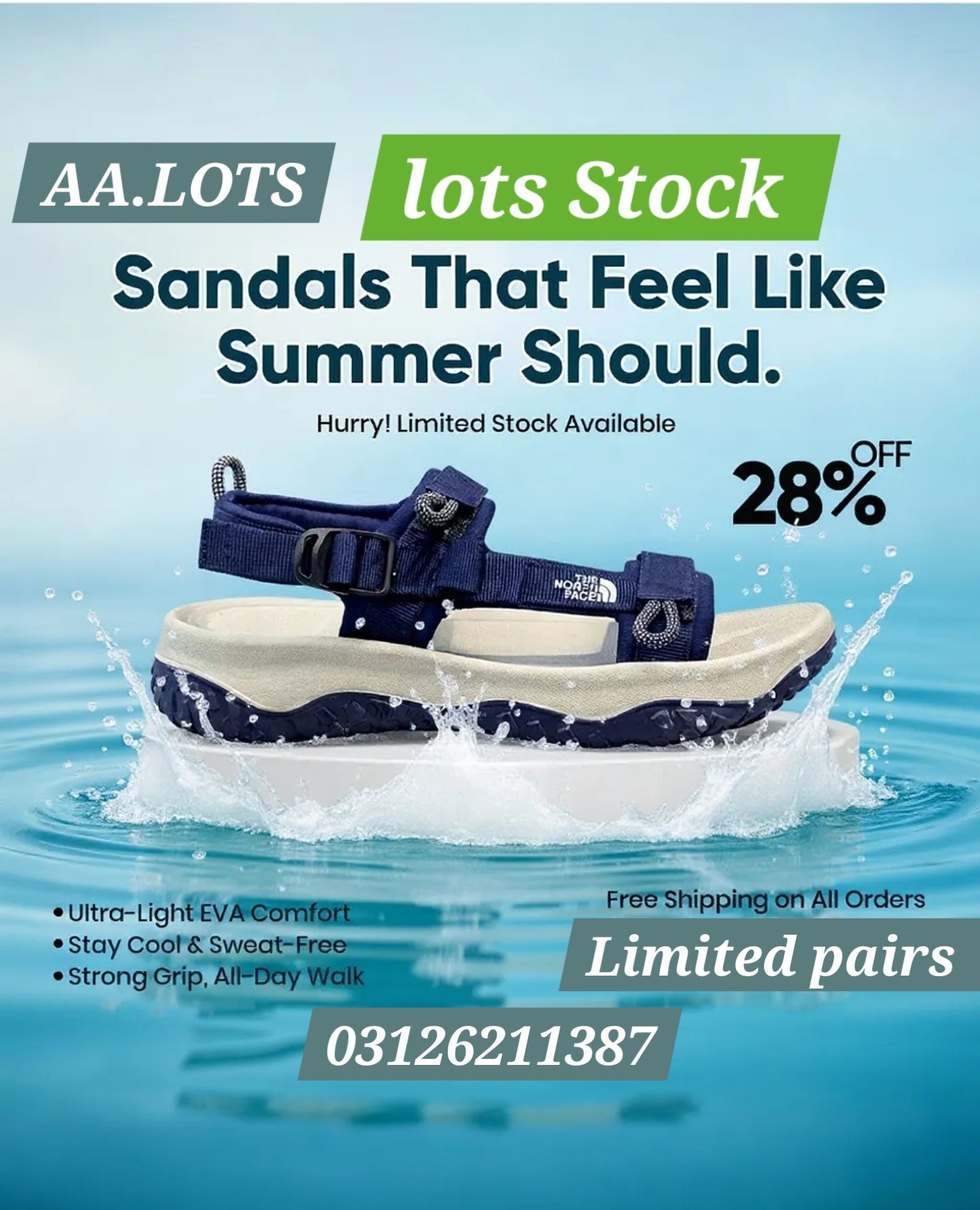 The North Face sandels
